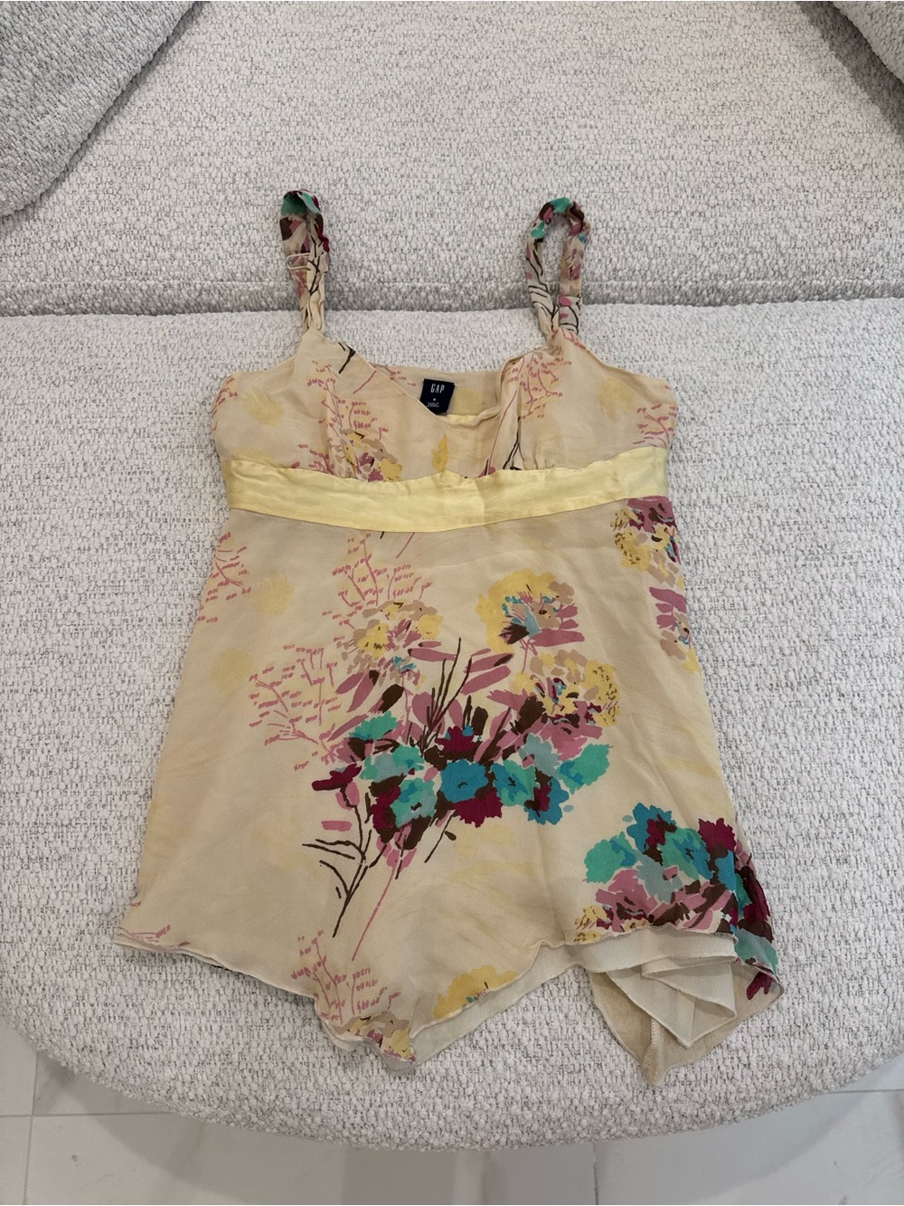 Vintage GAP Floral Silk Cami Tank Top